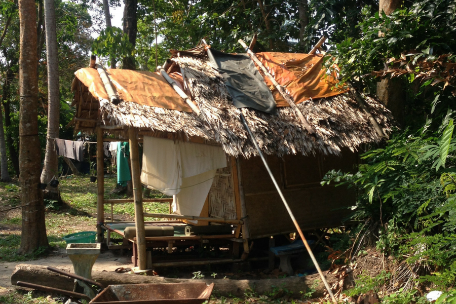 Our broken down "cabin" in Koh Mook, Thailand