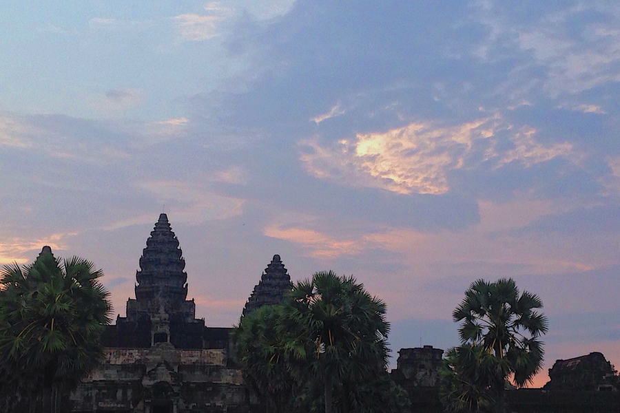 Angkor Wat, Siem Reap, Cambodia at sunrise