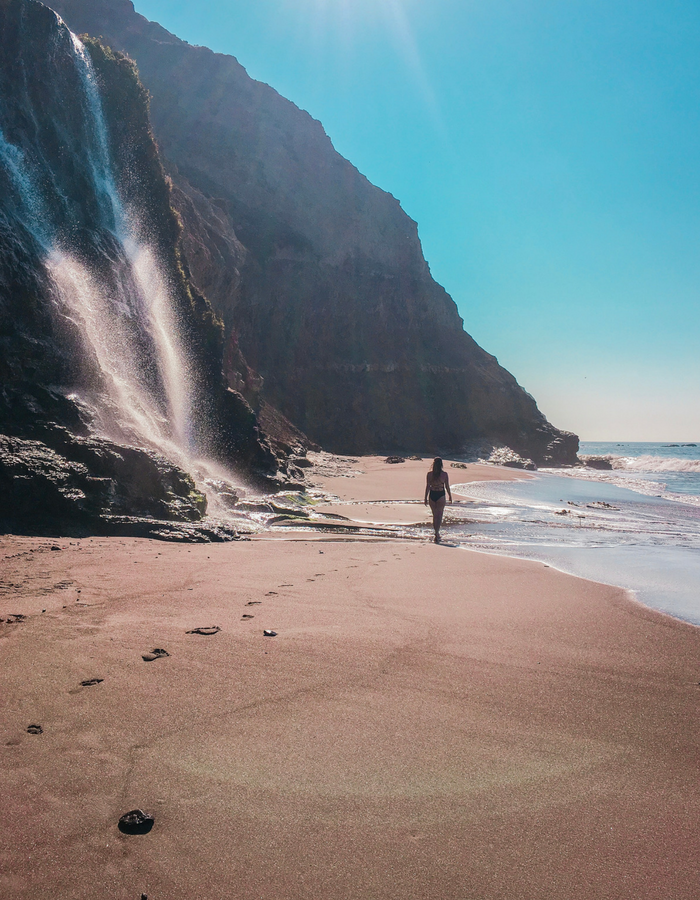 A hike down the beach in Point Reyes National Seashore