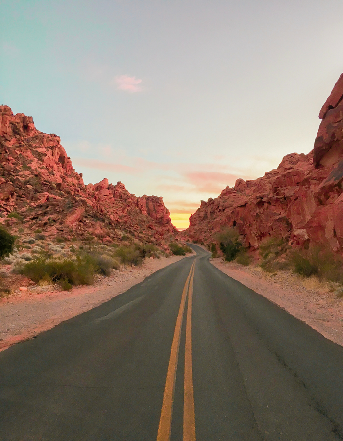 Mouse's Tank Road aka White Domes Road in Valley of Fire