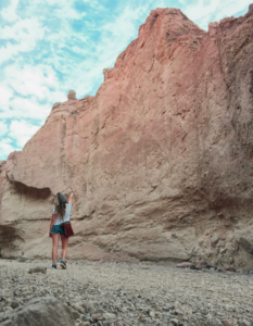 On the trail to Natural Bridge in Death Valley