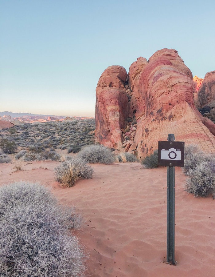 Rainbow Vista lookout in Valley of Fire