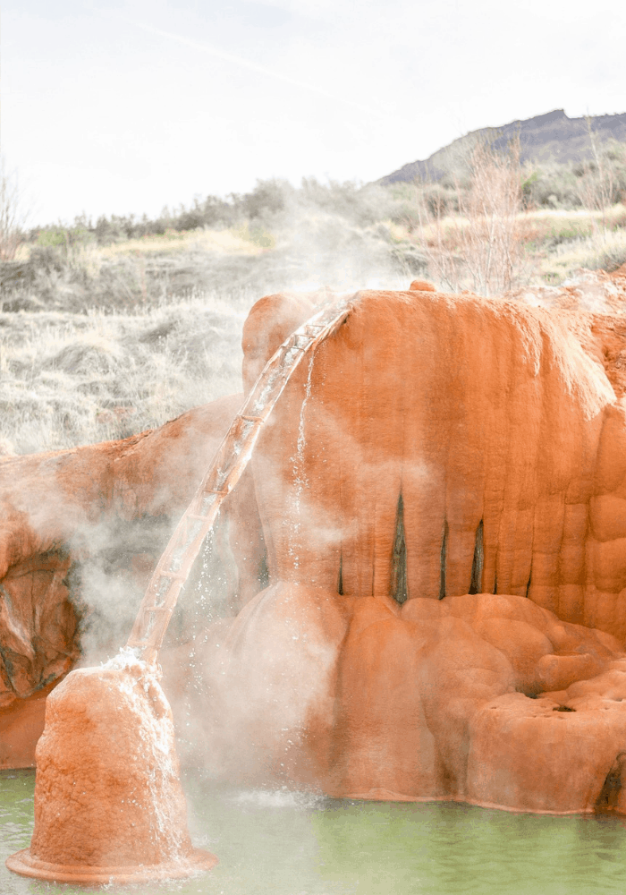 Some behind the scenes of The Real - Mystic Hot Springs