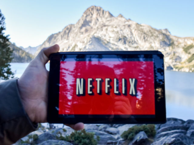 Watching Netflix Off-Grid while backcountry camping in the Sawtooth Mountains