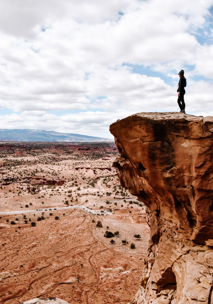 A different view from Chimney Rock trail